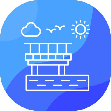 Modern b 'nin vektör illüstrasyonu