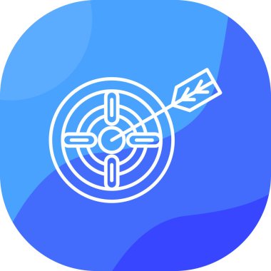 Hedefin vektör illüstrasyonu