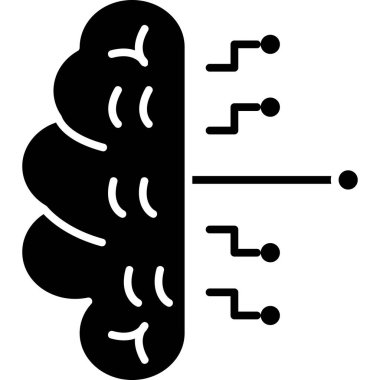 Bulut simgesi vektör illüstrasyonu