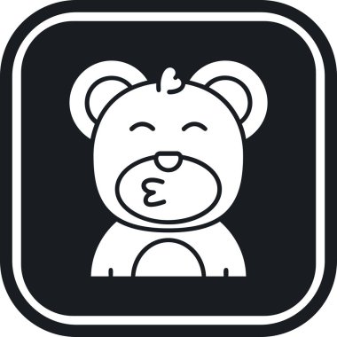 Şirin bir bebeğin vektör çizimi