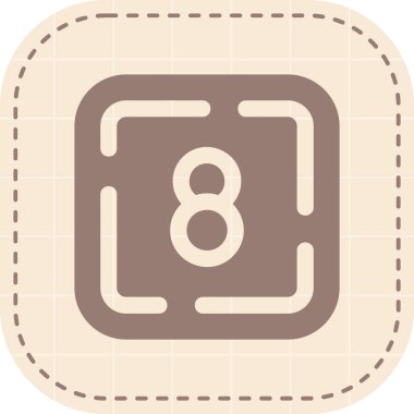 Sekiz numaralı moda simgesi, sıralı grup