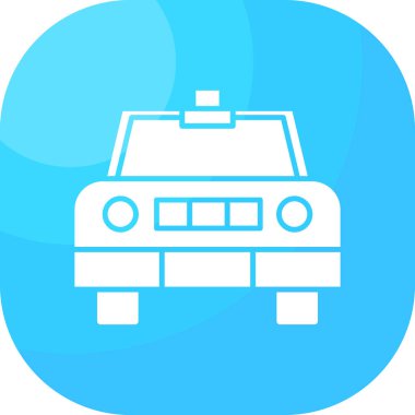 araba simgesi, vektör illüstrasyonu basit tasarım