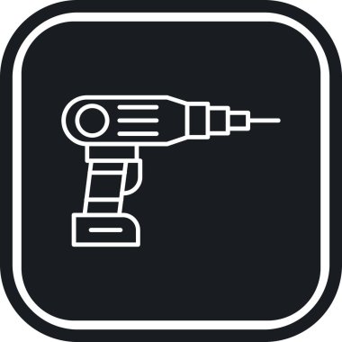 Elektrikli tornavida simgesi, basit biçim