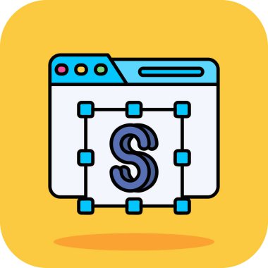 Para değişimi renk simgesi vektörü. Para transferi işareti. izole edilmiş sembol çizimi