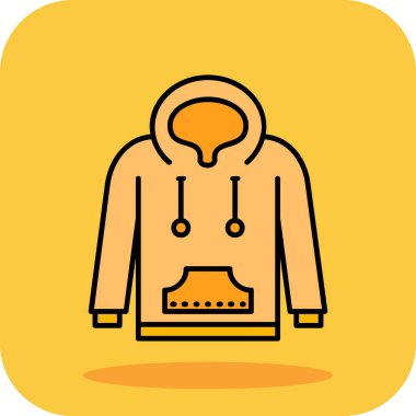 Ceket. Web simgesi basit illüstrasyon