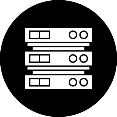 Dosya modern simgesinin vektör illüstrasyonu