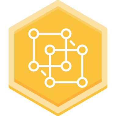 Modern bir simgenin vektör illüstrasyonu