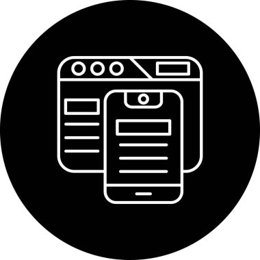 cep telefonu simgesi, vektör illüstrasyon tasarımı