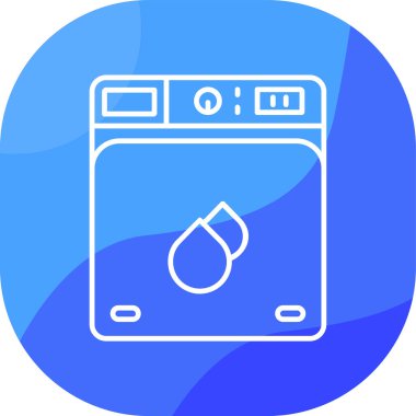 Makine simgesi, vektör illüstrasyonu