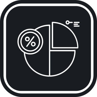 Pasta grafiği vektör illüstrasyonu