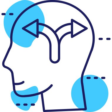 Dosya ana hatları biçiminde insan başı simgesi