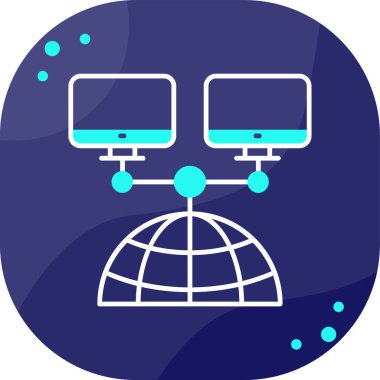 Ağ web simge vektör çizim