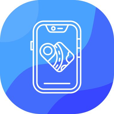 vektör cep telefon simgesi