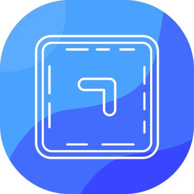 Harita. Web simgesi basit illüstrasyon