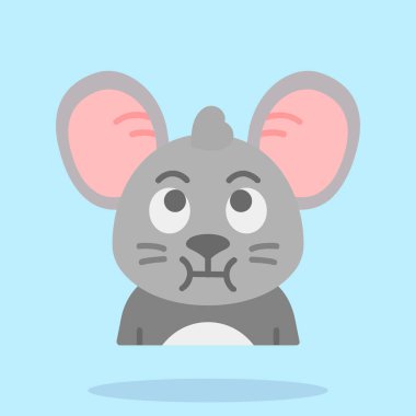 bir farenin düz simgesi