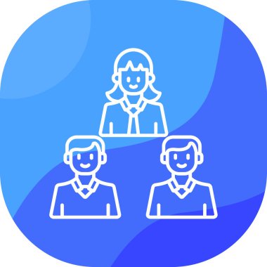 iş insanları grup simgesi - özet biçimi