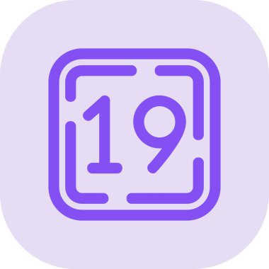 Takvim simgesi vektör illüstrasyonu