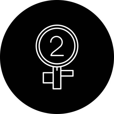 Kadın simge vektör çizim