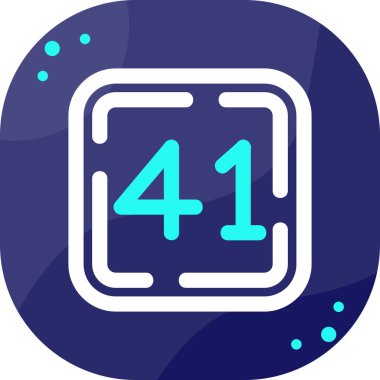 Düz stil izole edilmiş arka plan vektöründe 4 saat simgesi