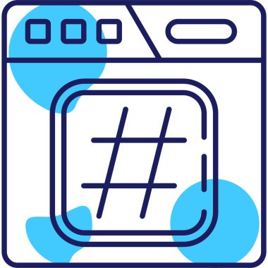 Akıllı telefon. Web simgesi basit illüstrasyon