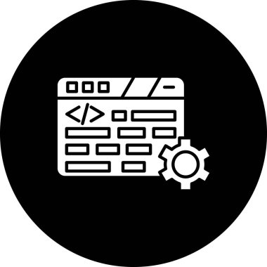 seo modern simgesinin vektör illüstrasyonu