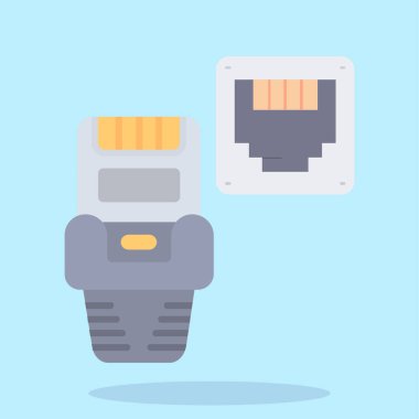 Robot simgesi. Web için robot vektör simgelerinin düz çizimi