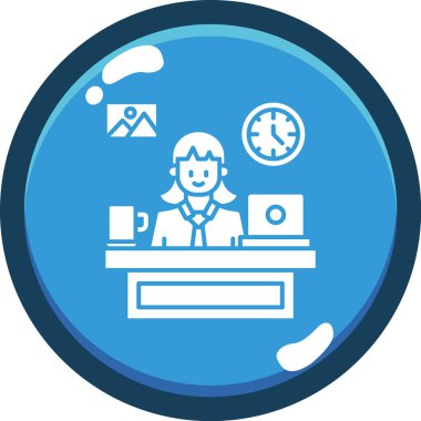 Müşteri servisi. Basit resimleme