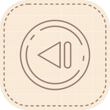 vektör Müzik player simgesi