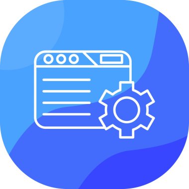 seo modern simgesinin vektör illüstrasyonu