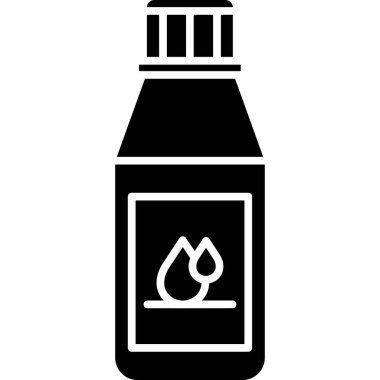 şişe simgesi vektör illüstrasyonu