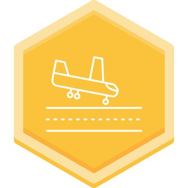 Uçak. Web simgesi basit illüstrasyon