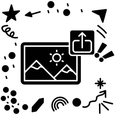 iş planlama stratejisi simgesi ana hat biçiminde