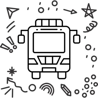 Araba yıkama simgesi, taslak biçimi