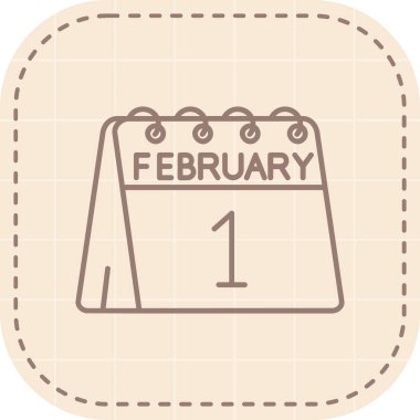 Şubat 20 takvim simgesi - Şubat