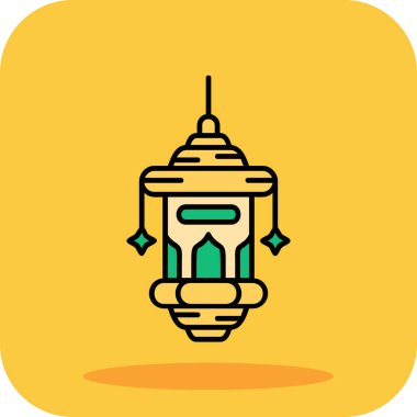 Beyaz arkaplanda izole edilmiş ana hatlı cami simgesi. vektör