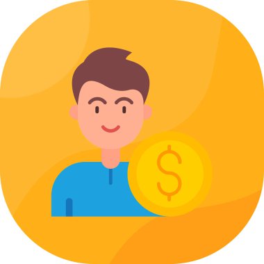 para düz simge vektörü