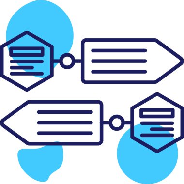 veri depolama ağı simgesi doldurulmuş ana hatlar biçiminde