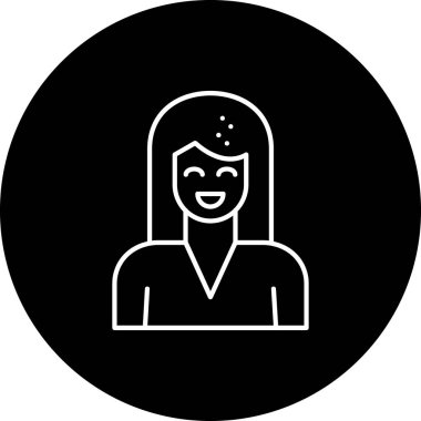 Vektör Avatar Simgesi illüstrasyonu