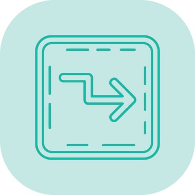 Arrow vektör simgesi illüstrasyonu