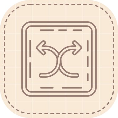 Modern b 'nin vektör illüstrasyonu eksik simgesi