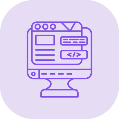 bilgisayar simgesi vektör illüstrasyonu