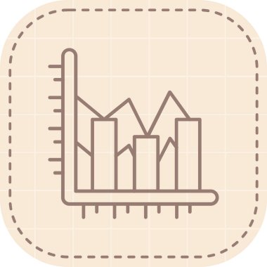 grafik ikonu vektör illüstrasyonu