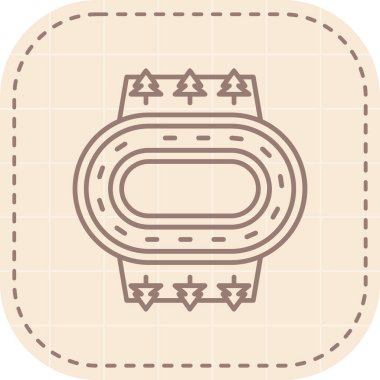 Modern b 'nin vektör illüstrasyonu eksik simgesi