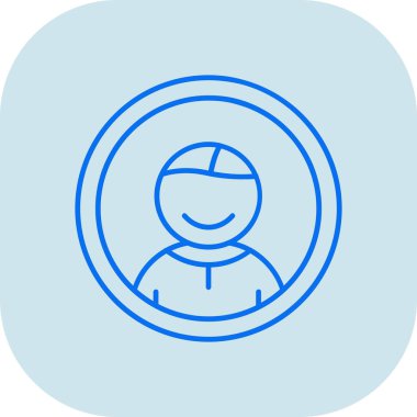 Maskeli bir adamın vektör çizimi