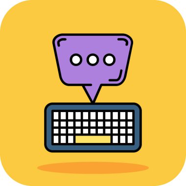 bilgisayar simgesi vektör illüstrasyonu