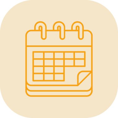 takvim anımsatıcı simgesi vektör illüstrasyon tasarımı