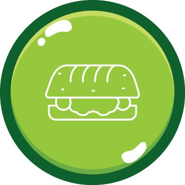 Gıda simgesinin vektör illüstrasyonu