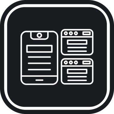 Modern eğitim ikonunun vektör illüstrasyonu