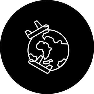 vektör Dünya simgesi illüstrasyonu
