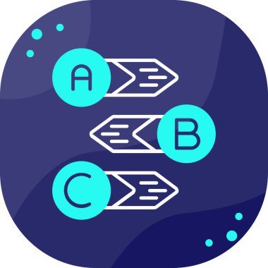 Ok. Web simgesi basit illüstrasyon